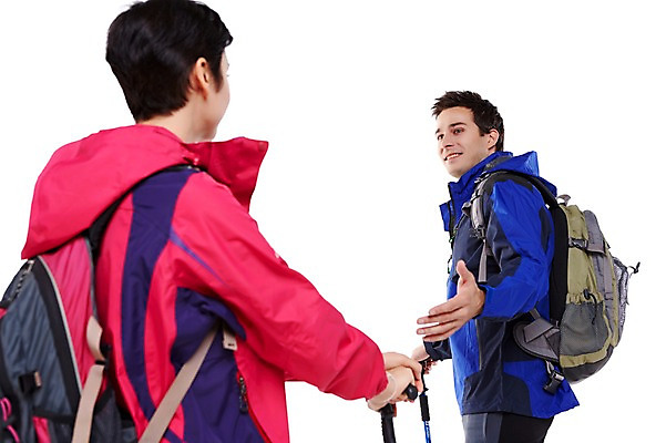 포토 JPG 스튜디오촬영 서양인 외국인 백인 해외기획촬영 커플 여자 남자 2013년태국 배낭 모션 실내 아웃도어 웃음 사람 손짓 상반신 성인 두명 30대 마주보기 트래킹 장년만 성인만 국내포토 가방 관계 레저 표정 인종 내부 장년 파일형식