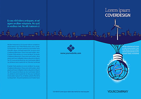 템플릿 편집 표지디자인 북디자인 표지 지구 리플렛 캠페인 백그라운드 북커버 전구 3단접지 빌딩 팜플렛 사람없음 자연보호 그린캠페인 풍차 에너지 그린에너지 풍력에너지 이미지템플릿 AI파일 자연 건물 보호 파일형식 벡터