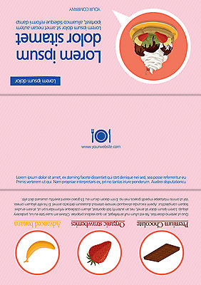 템플릿 편집 접시 표지디자인 북디자인 표지 음식 리플렛 백그라운드 포크 말풍선 북커버 과일 3단접지 딸기 아이스크림 디저트 바나나 팜플렛 사람없음 요식업 초콜릿 나이프 와플 이미지템플릿 AI파일 식기 산업 칼 파일형식 벡터