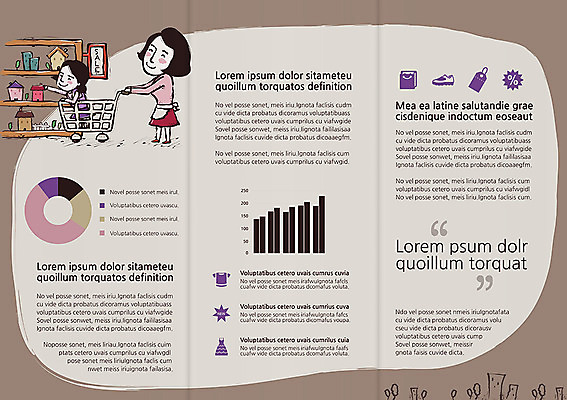 템플릿 편집 표지디자인 북디자인 옷 여자 딸 내지 어린이 리플렛 백그라운드 신발 북커버 3단접지 엄마 그래프 사람 이벤트 팜플렛 성인 취미 두명 라이프 쇼핑 쇼핑백 꼬리표 세일 쇼핑카 퍼센트 진열장 여자만 이미지템플릿 AI파일 가방 가족 생활 라벨 카트 특수기호 파일형식 벡터