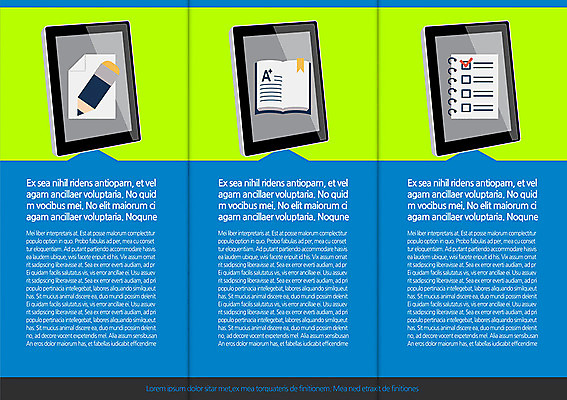 템플릿 편집 표지디자인 북디자인 교육 내지 리플렛 백그라운드 북커버 3단접지 정보기술 팜플렛 사람없음 책 태블릿 연필 공책 성적 에이플러스 이미지템플릿 AI파일 문구용품 학용품 기술 전자제품 스마트기기 필기구 점수 파일형식 벡터