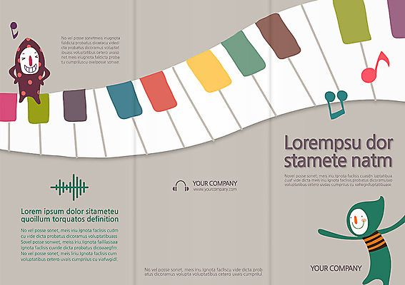 템플릿 편집 표지디자인 북디자인 표지 어린이라이프 어린이 악기 음악 리플렛 백그라운드 북커버 음표 3단접지 놀이 팜플렛 두명 헤드폰 건반 피아노 건반악기 어린이만 이미지템플릿 AI파일 라이프스타일 기호 음향기기 문화예술 사람 파일형식 벡터