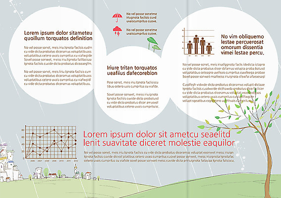 나무 식물 구름 템플릿 편집 표지디자인 북디자인 내지 리플렛 백그라운드 북커버 우산 3단접지 그래프 날씨 나뭇잎 주택 사람모양 팜플렛 사람없음 비 번개 이미지템플릿 AI파일 자연요소 모양 잎 건물 파일형식 벡터