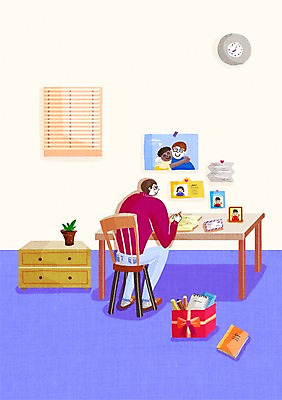 전신 PSD 남자 화분 시계 의자 일러스트 창문 탁자 실내 선물 사랑 한명 사람 앉기 성인 봉사 편지 싱글 후원 남자만 남자한명만 성인남자만 성인만 국내일러스트 1 감정 가구 모션 내부 도움 파일형식