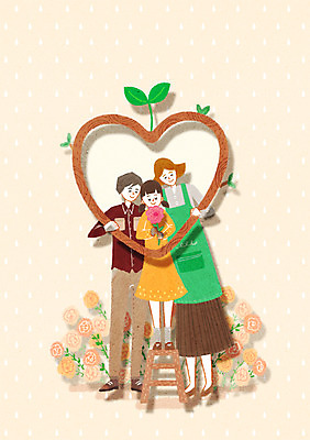 전신 PSD 여자 남자 꽃 딸 아들 어린이 액자 일러스트 사다리 가족 청소년 엄마 미소 사람 성인 10대 세명 새싹 화목 하트 환경보전 에코 친환경 그린슈머 국내일러스트 모양 식물 컨셉 관계 표정 환경 도구 사회이슈 파일형식