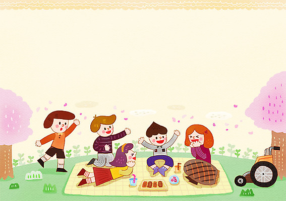 PSD 여자 남자 음료 어린이 다수 일러스트 디저트 함께함 서기 미소 사람 여러명 야외 친구 눕기 소풍 쿠키 산책 도움 장애인 돗자리 휠체어 어린이만 국내일러스트 음식 컨셉 관계 모션 휴식 표정 야외활동 장애 파일형식