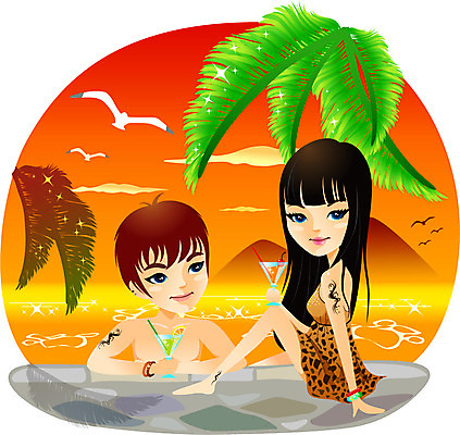 계절 여자 남자 일러스트 갈매기 조류 수영장 미소 사람 상반신 성인 해변 야외 두명 여름 노을 일몰 활발 칵테일 자신감 성인만 국내일러스트 AI파일 자연요소 동물 감정 바다 컨셉 주류 표정 파일형식 벡터