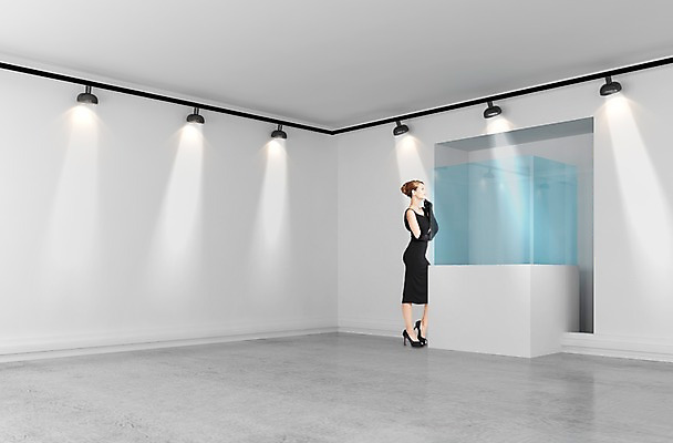 전신 PSD 편집이미지 응시 여자 조명 실내 한명 사람 성인 옆모습 3D 전시 디지털합성 합성 전시실 전시품 여자만 여자한명만 성인여자만 성인만 이미지편집 편집3D 1 시선 뷰포인트 내부 전시회 파일형식