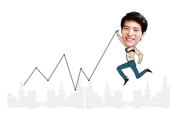 PSD 편집이미지 캐릭터 남자 줄 비즈니스 포토일러 한명 미소 사람 빌딩 성인 점프 비즈니스맨 표 인물미니어처 광고편집 SD캐릭터 남자만 남자한명만 성인남자만 성인만 이미지편집 1 모션 그래프 표정 건물 미니어처 직장인 파일형식