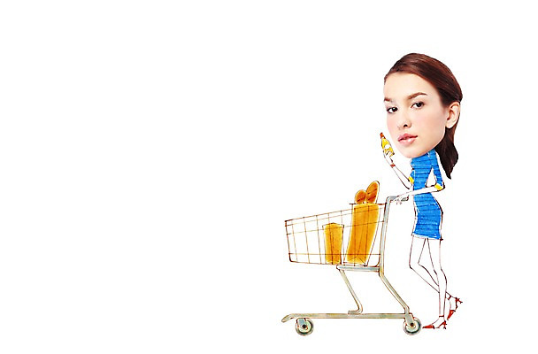 전신 PSD 서양인 외국인 편집이미지 캐릭터 여자 빵 포토일러 한명 서기 사람 성인 쇼핑 장보기 카트 합성 인물미니어처 광고편집 SD캐릭터 여자만 여자한명만 성인여자만 성인만 이미지편집 1 음식 모션 인종 미니어처 파일형식