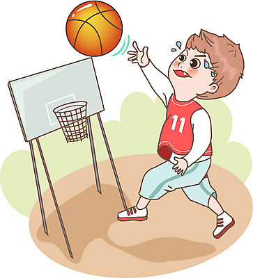 어린이교육 교육 남자 어린이 일러스트 농구 농구공 한명 사람 운동 슛 농구대 남자만 남자한명만 어린이만 소년만 소년한명만 국내일러스트 AI파일 1 공 건강 구기 골대 파일형식 벡터