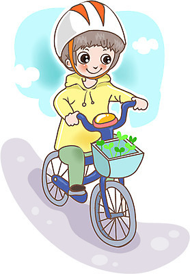 어린이교육 교육 남자 어린이 일러스트 한명 사람 자전거 안전모 남자만 남자한명만 어린이만 소년만 소년한명만 국내일러스트 AI파일 1 바이크 헬멧 안전장비 파일형식 벡터