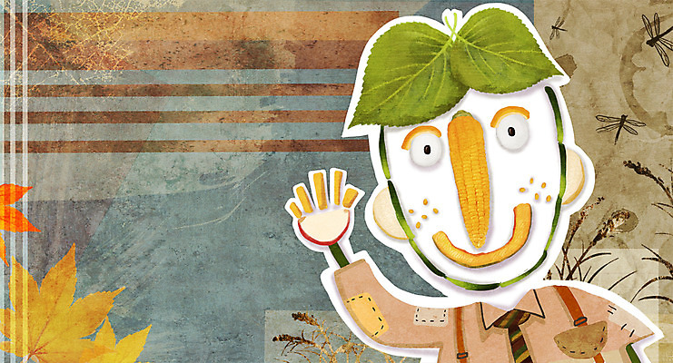 PSD 계절 얼굴 음식 백그라운드 단풍 채소 과일 일러스트 프레임 옥수수 사람없음 피규어 가을 표현 깻잎 가을배경 국내일러스트 잎 곡류 신체부위 미니어처 파일형식 가을_계절