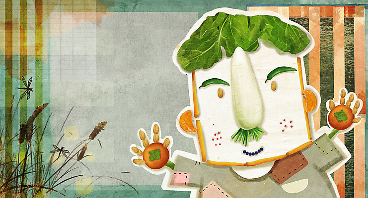 PSD 계절 얼굴 음식 백그라운드 채소 과일 일러스트 프레임 감 갈대 사람없음 피규어 가을 표현 무 가을배경 국내일러스트 식물 뿌리채소 신체부위 미니어처 파일형식 가을_계절