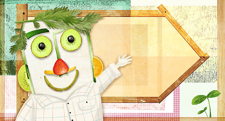 PSD 계절 얼굴 음식 백그라운드 채소 과일 일러스트 딸기 프레임 사람없음 새싹 봄 피규어 표현 표지판 국내일러스트 식물 알림판 신체부위 미니어처 파일형식