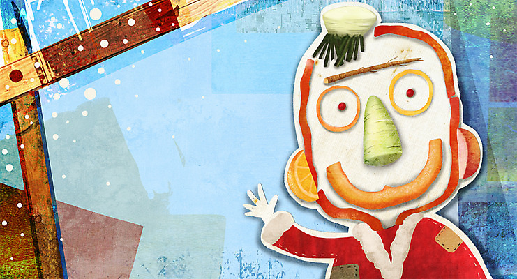 PSD 계절 얼굴 음식 백그라운드 겨울 채소 과일 일러스트 프레임 사람없음 산타클로스 피규어 표현 무 겨울배경 국내일러스트 크리스마스 뿌리채소 신체부위 미니어처 파일형식