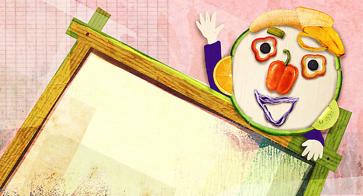 PSD 얼굴 음식 백그라운드 채소 과일 일러스트 파프리카 프레임 바나나 사람없음 피규어 표현 양배추 국내일러스트 신체부위 미니어처 파일형식