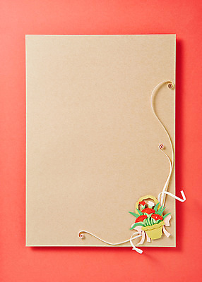 포토 JPG 스튜디오촬영 모양 종이 컬러 백그라운드 프레임 실내 사람없음 주황색 페이퍼아트 오브젝트 종이공예 국내포토 내부 공예 파일형식