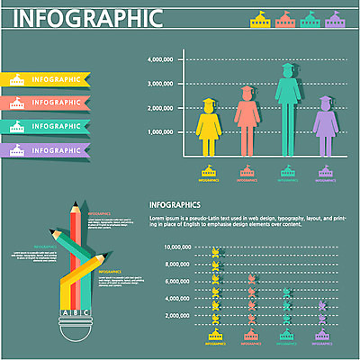교육 일러스트 학교 통계 수치 그래프 종류 사람없음 숫자 자료 인포그래픽 피규어 옵션 국내일러스트 AI파일 문자 미니어처 파일형식 벡터