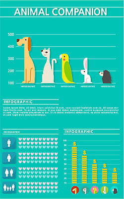 동물 일러스트 통계 수치 그래프 종류 사람없음 숫자 자료 인포그래픽 옵션 국내일러스트 AI파일 문자 파일형식 벡터