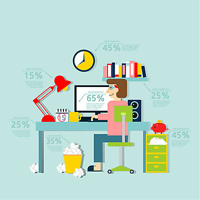 여자 종이 일러스트 통계 수치 그래프 종류 한명 사람 컴퓨터 숫자 자료 인포그래픽 쓰레기통 작업 작가 책상 옵션 여자만 여자한명만 국내일러스트 AI파일 직업 문자 1 가구 전자제품 파일형식 벡터