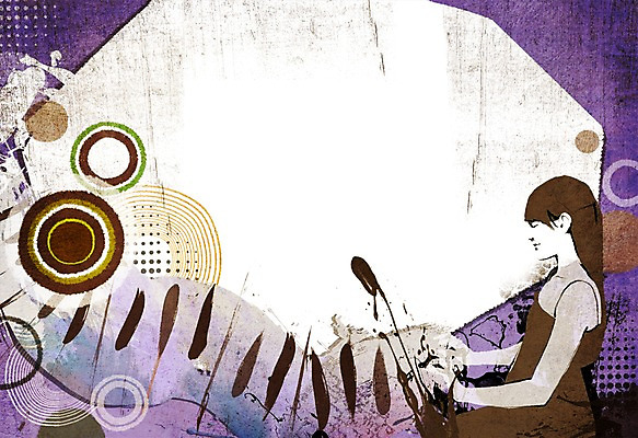 도형 PSD 여자 악기 백그라운드 연주 무늬 일러스트 프레임 한명 사람 앉기 상반신 성인 물방울무늬 원형 건반 피아노 팝아트 여자만 여자한명만 성인여자만 성인만 국내일러스트 1 음악 모션 건반악기 그림 파일형식