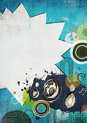 도형 PSD 음악 백그라운드 무늬 음표 일러스트 프레임 사람없음 물방울무늬 스피커 원형 팝아트 국내일러스트 기호 음향기기 문화예술 그림 파일형식