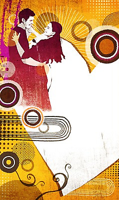 도형 PSD 커플 여자 남자 음악 백그라운드 무늬 일러스트 프레임 사람 상반신 성인 두명 물방울무늬 하트 춤 원형 팝아트 성인만 국내일러스트 모양 관계 문화예술 그림 파일형식