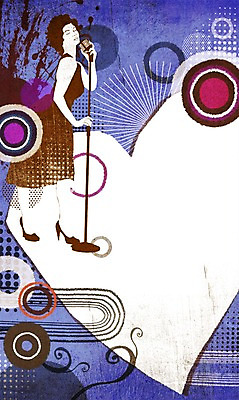 도형 PSD 여자 음악 백그라운드 무늬 일러스트 노래 프레임 한명 서기 사람 성인 물방울무늬 하트 원형 마이크 팝아트 여자만 여자한명만 성인여자만 성인만 국내일러스트 모양 1 음향기기 모션 문화예술 그림 파일형식