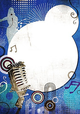 도형 PSD 실루엣 음악 백그라운드 무늬 음표 일러스트 노래 프레임 한명 사람 물방울무늬 원형 마이크 팝아트 국내일러스트 1 기호 음향기기 문화예술 촬영기법 그림 파일형식