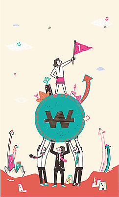 전신 1 여자 남자 화살표 돈 일러스트 비즈니스 협력 함께함 사람 여러명 성인 건물 동전 깃발 도움 비즈니스맨 비즈니스우먼 성인만 국내일러스트 AI파일 건축물 다수 컨셉 직장인 재산 파일형식 벡터