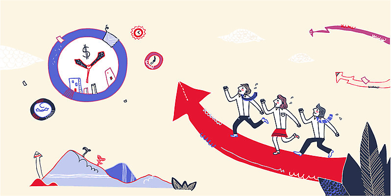 전신 여자 남자 화살표 시계 일러스트 비즈니스 협력 함께함 사람 성인 세명 달리기 태양 달러 시간 도움 비즈니스맨 비즈니스우먼 노력 성인만 국내일러스트 AI파일 자연요소 컨셉 돈 모션 직장인 파일형식 벡터