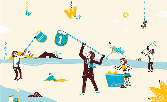 1 여자 남자 화살표 일러스트 비즈니스 협력 함께함 서기 사람 여러명 성인 건물 태양 바구니 달러 잡기 도움 비즈니스맨 비즈니스우먼 채집망 성인만 국내일러스트 AI파일 자연요소 건축물 다수 컨셉 돈 모션 직장인 파일형식 벡터