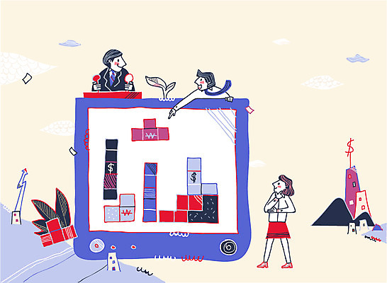 여자 남자 생각 일러스트 비즈니스 협력 아이디어 함께함 사람 성인 건물 세명 달러 게임 도움 비즈니스맨 비즈니스우먼 퍼즐 목표 게임기 노력 의견 성인만 국내일러스트 AI파일 건축물 컨셉 돈 놀이 직장인 파일형식 벡터