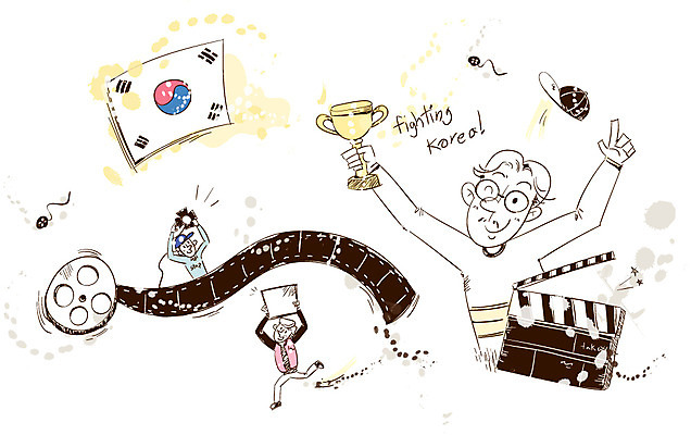 직업 모자 남자 안경 일러스트 성공 한국 사람 성인 세명 카메라 파이팅 기쁨 자신감 국기 감독 목표 태극기 상 필름 영화 열정 스텝 남자만 성인남자만 성인만 국내일러스트 AI파일 잡화 감정 아시아 컨셉 모션 문화예술 전자제품 상패 파일형식 벡터