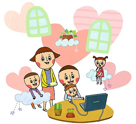 전신 PSD 구름 여자 남자 딸 행복 화분 아들 어린이 일러스트 창문 가족 탁자 엄마 함께함 서기 웃음 사람 앉기 소녀 소년 여러명 상반신 성인 노트북 화목 하트 아기 마우스 아빠 즐거움 다자녀 국내일러스트 자연요소 모양 감정 가구 다수 컨셉 관계 모션 표정 전자제품 컴퓨터용품 자녀 파일형식
