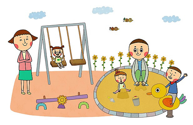 주간 전신 PSD 구름 여자 남자 딸 행복 아들 어린이 모래 일러스트 가족 조류 엄마 오리 함께함 서기 웃음 사람 앉기 소녀 소년 여러명 성인 야외 화목 아빠 놀이터 양동이 그네 모래성 다자녀 시소 국내일러스트 자연요소 동물 감정 다수 컨셉 관계 모션 놀이 표정 자녀 놀이기구 파일형식
