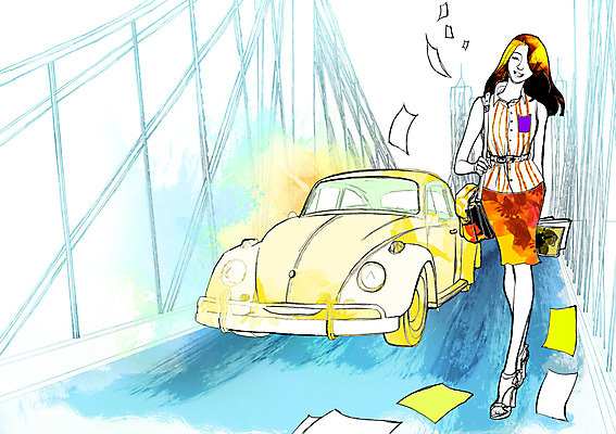 전신 PSD 모델 우먼라이프 라이프스타일 여자 종이 일러스트 자동차 거리 한명 사람 성인 야외 걷기 즐거움 런웨이 여자만 여자한명만 성인여자만 성인만 국내일러스트 1 감정 육상교통 모션 생활 파일형식