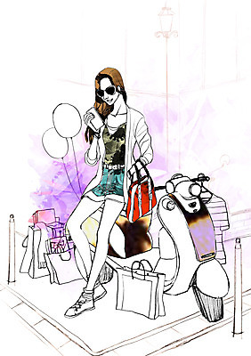 전신 PSD 우먼라이프 라이프스타일 여자 일러스트 한명 사람 성인 야외 스마트폰 선글라스 쇼핑백 핸드백 스쿠터 풍선 걸터앉기 여자만 여자한명만 성인여자만 성인만 국내일러스트 1 안경 가방 앉기 생활 핸드폰 스마트기기 오토바이 파일형식