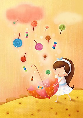 주간 PSD 구름 긴머리 여자 어린이 일러스트 우산 상상 막대사탕 사탕 한명 사람 소녀 야외 머리띠 떨어짐 순수 어린이상상 여자만 여자한명만 어린이만 소녀만 소녀한명만 동심 국내일러스트 자연요소 1 헤어스타일 컨셉 장신구 디저트 파일형식