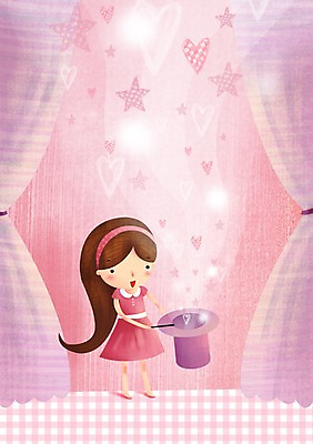 전신 PSD 모자 긴머리 여자 별 어린이 일러스트 상상 한명 서기 사람 소녀 공연 마술 무대 하트 머리띠 막대기 순수 쇼 어린이상상 여자만 여자한명만 어린이만 소녀만 소녀한명만 동심 국내일러스트 자연요소 모양 1 헤어스타일 잡화 컨셉 장신구 모션 이벤트 파일형식