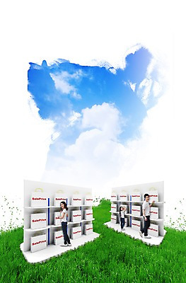 PSD 편집 편집이미지 여자 남자 백그라운드 가족 사람 동양인 이벤트 잔디 그래픽 세명 쇼핑 3D 한국인 진열장 편집3D 식물 관계 인종 디지털합성 파일형식