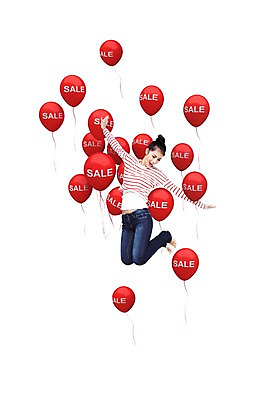 PSD 외국인 편집 편집이미지 여자 백그라운드 한명 사람 이벤트 그래픽 쇼핑 3D 세일 점프 풍선 여자만 여자한명만 편집3D 1 모션 인종 디지털합성 파일형식