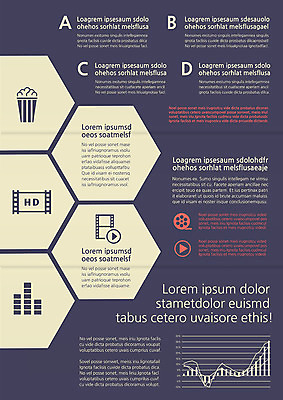 템플릿 편집 표지디자인 북디자인 내지 리플렛 백그라운드 북커버 3단접지 그래프 팜플렛 취미 사람없음 필름 영화 팝콘 재생 영화감상 이미지템플릿 AI파일 문화예술 감상 파일형식 벡터