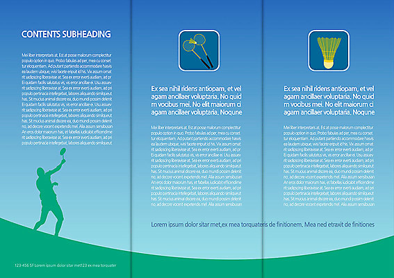 템플릿 편집 표지디자인 북디자인 실루엣 내지 리플렛 스포츠 백그라운드 북커버 3단접지 한명 팜플렛 운동 라켓 배드민턴라켓 스윙 셔틀콕 배드민턴 이미지템플릿 AI파일 1 스포츠용품 포즈 촬영기법 건강 사람 구기 파일형식 벡터