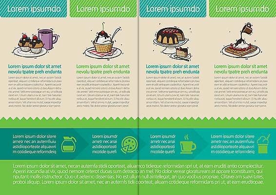템플릿 편집 접시 표지디자인 북디자인 내지 음료 음식 백그라운드 북커버 아이스크림 디저트 팜플렛 사람없음 컵 케이크 컵케이크 이미지템플릿 AI파일 식기 파일형식 벡터