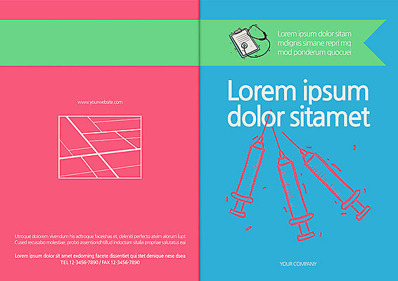 템플릿 편집 표지디자인 북디자인 표지 백그라운드 북커버 의학 청진기 주사기 팜플렛 사람없음 치료 의료용품 서류판 이미지템플릿 AI파일 의료기기 사무용품 파일형식 벡터