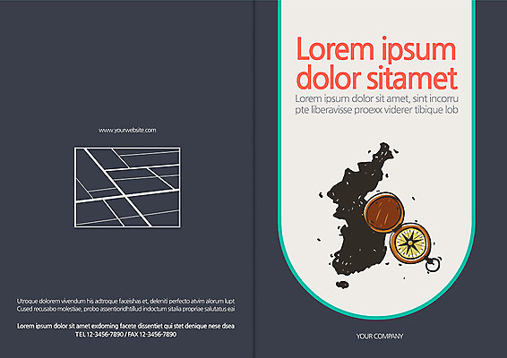 템플릿 편집 표지디자인 북디자인 표지 여행 백그라운드 지도 북커버 한국 팜플렛 사람없음 라이프 나침반 방향 한반도 국내여행 이미지템플릿 AI파일 아시아 생활 파일형식 벡터