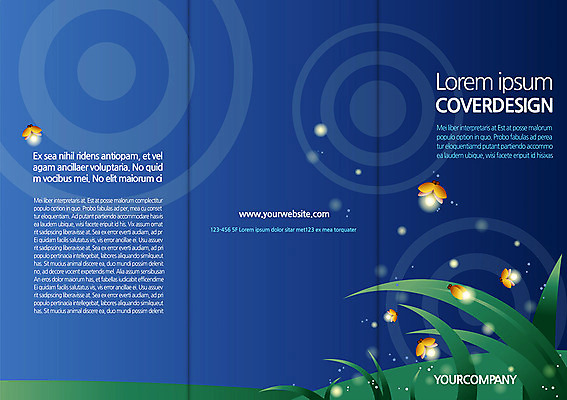 식물 동물 템플릿 편집 표지디자인 북디자인 표지 리플렛 백그라운드 북커버 3단접지 자연 팜플렛 사람없음 빛 풀 반딧불이 이미지템플릿 AI파일 곤충 생태계 파일형식 벡터