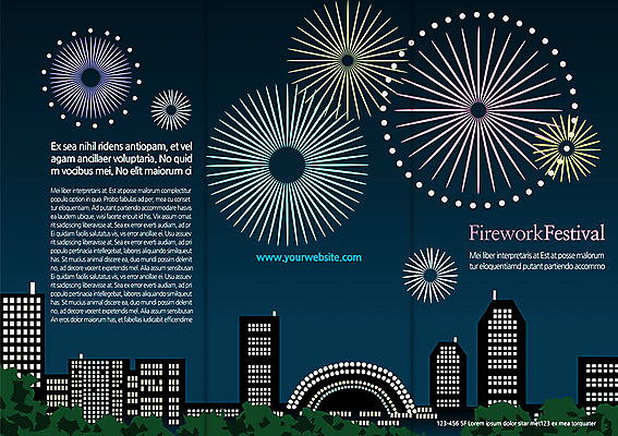 템플릿 편집 표지디자인 북디자인 표지 리플렛 백그라운드 북커버 3단접지 불꽃놀이 이벤트 빌딩 팜플렛 사람없음 축제 이미지템플릿 AI파일 놀이 건물 파일형식 벡터